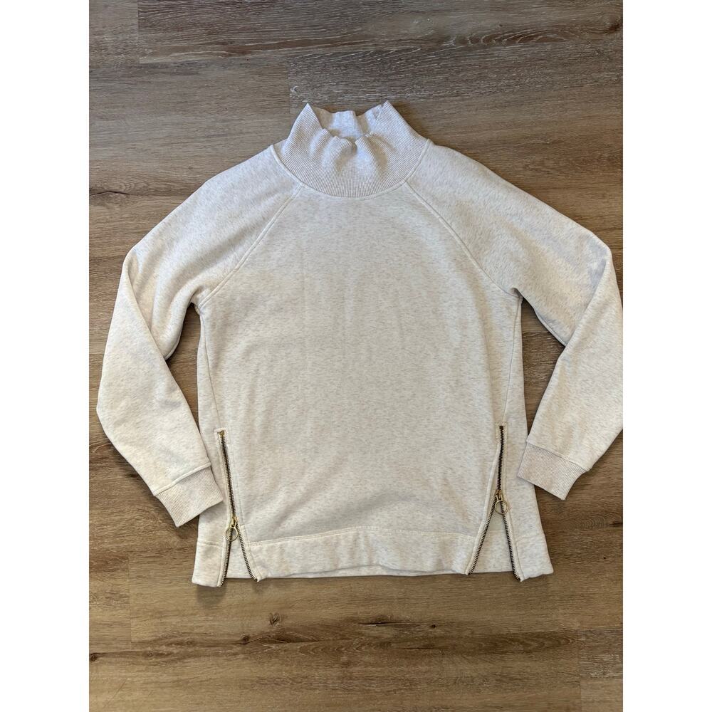 Athleta Cozy Karma Side Zip Funnel Neck